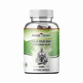 500mg Psilocybin Microdose | 30 Capsules | 1 Bottle
